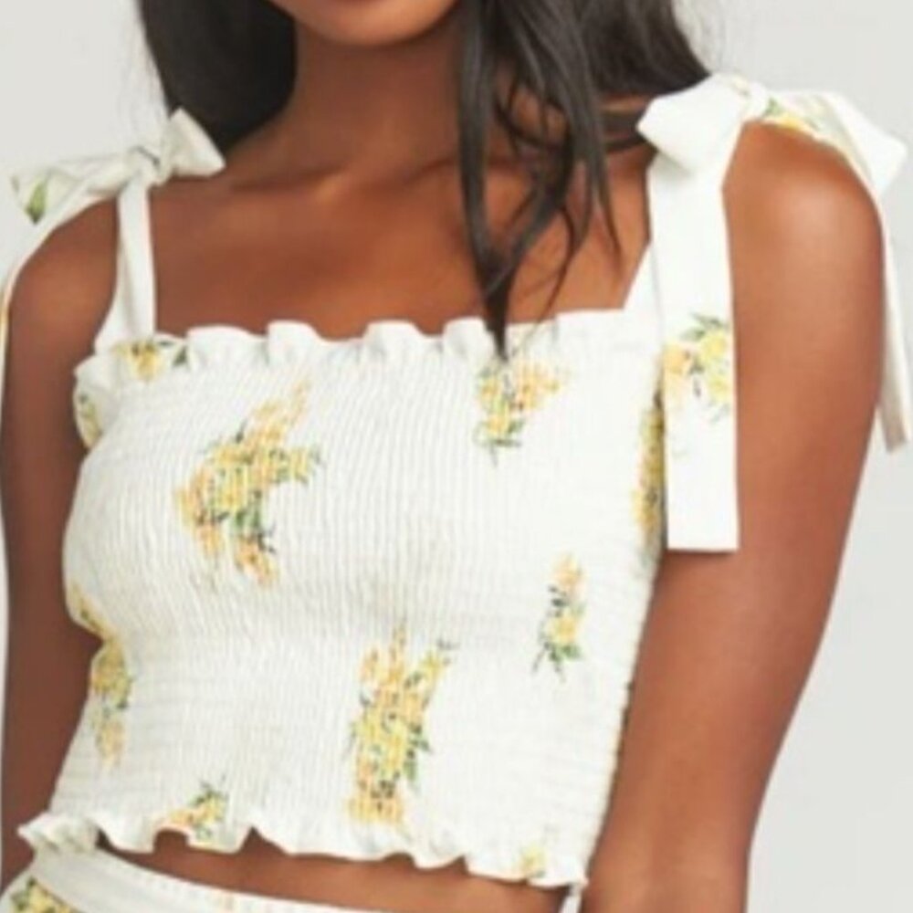 Women's Show Me Your MuMu Crop Top, X-Large, but see measurements for best fit